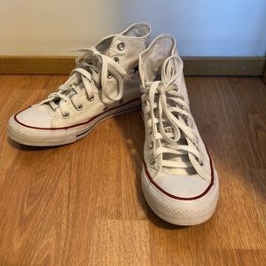 White High Top Converse
